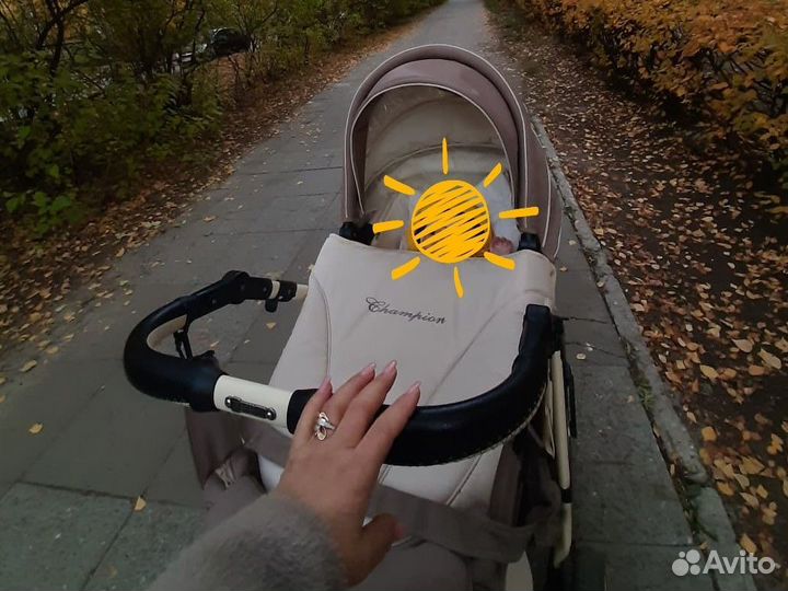 Коляска 2 в 1 adamex