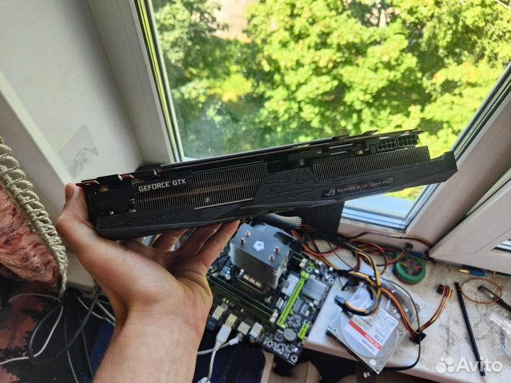 Видеокарта gtx 1080 ti 11 gb asus rog