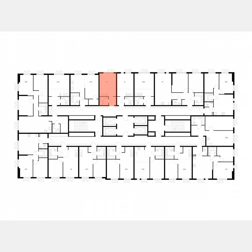 Квартира-студия, 21 м², 11/24 эт.