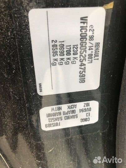 Разбор на запчасти Renault Twingo