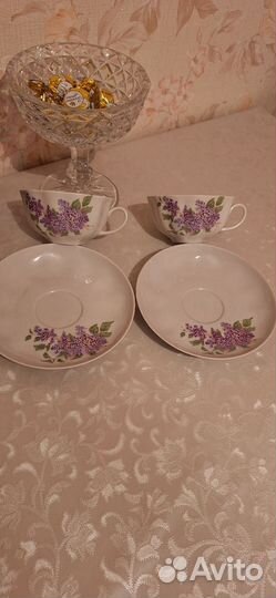 Чайная пара фарфор