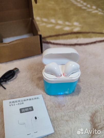 Беспроводные наушники i7mini white