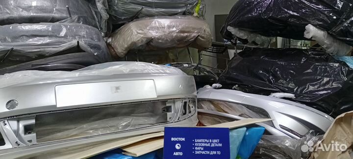 Бампер передний Almera 2013. чёрный