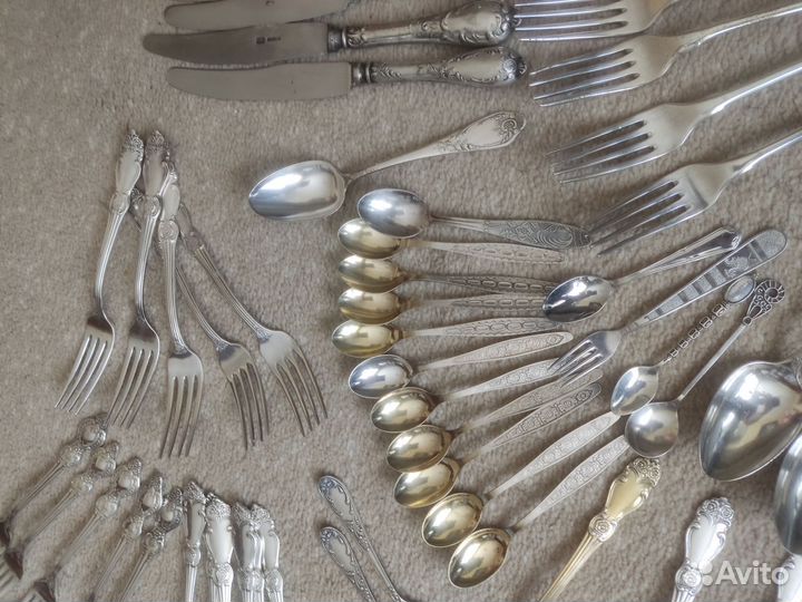 Столовые приборы мельхиор СССР