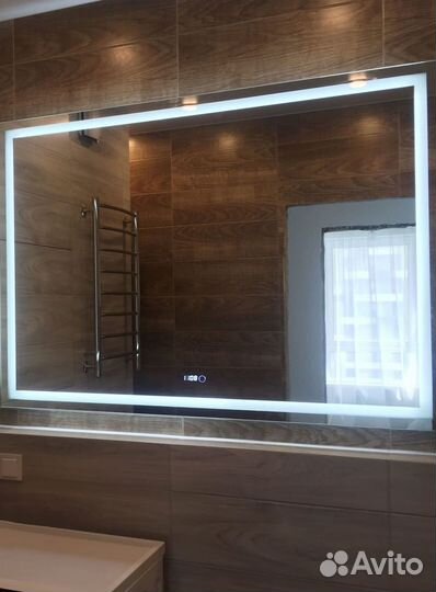 Зеркало с подсветкой прямоугольное