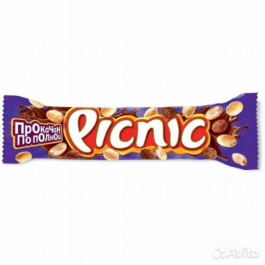 Опт - Шоколадный батончик Picnic 38г