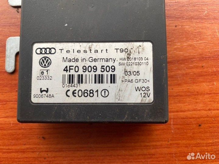 Блок управления отопителем Vw Transporter T5 AXD