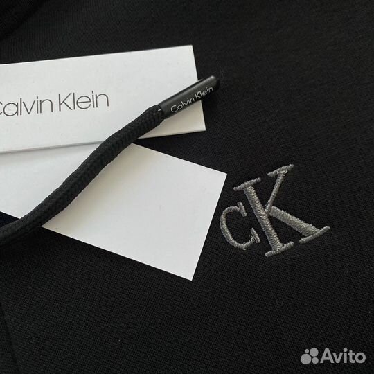 Зип худи calvin klein черная