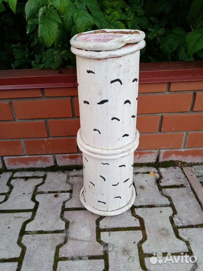 Старинная деревянная маслобойка