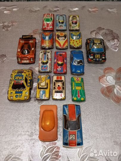 Машинки железные гоночные СССР
