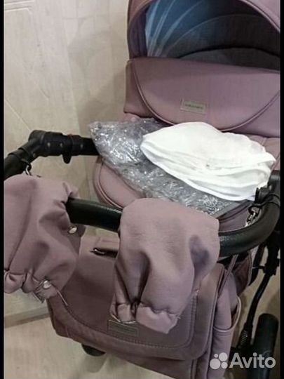 Люлька и прогулочный блок для коляски Адамекс