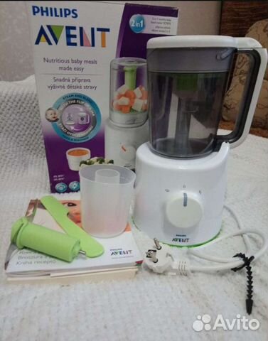 Пароварка блендер philips avent 2 в 1