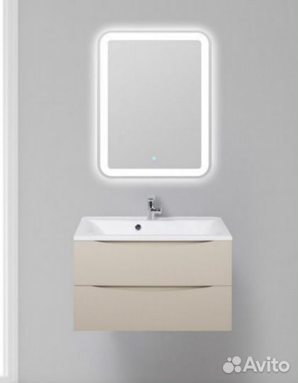 Тумба с раковиной BelBagno Marino 80 crema opaco