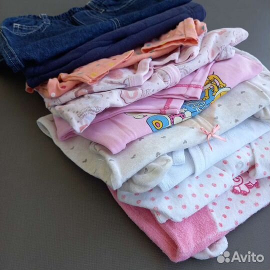 Вещи пакетом на девочку 68-86