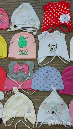 Шапки весенние на девочку