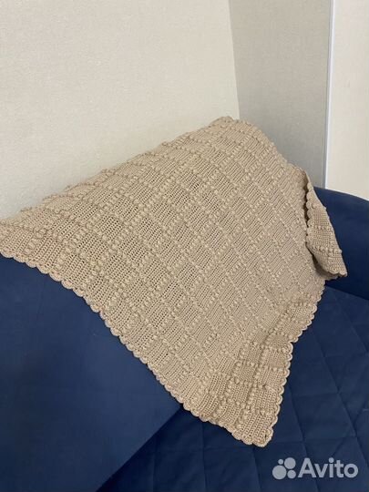 Плед ручной вязки