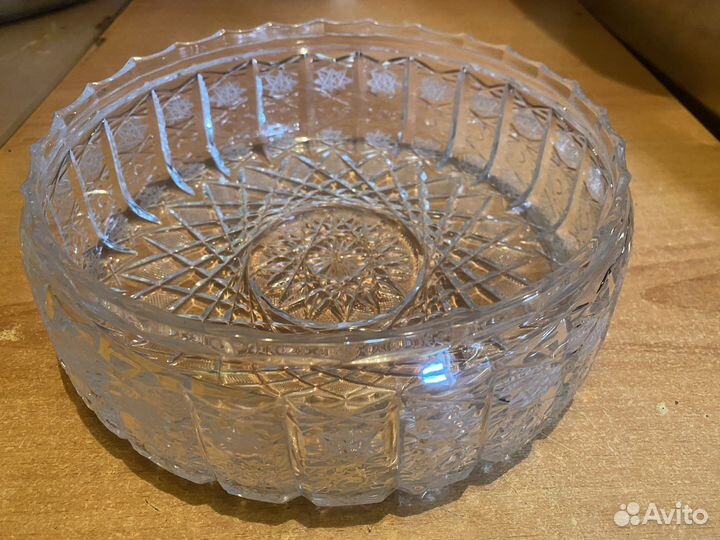 Ваза большая хрустальная СССР