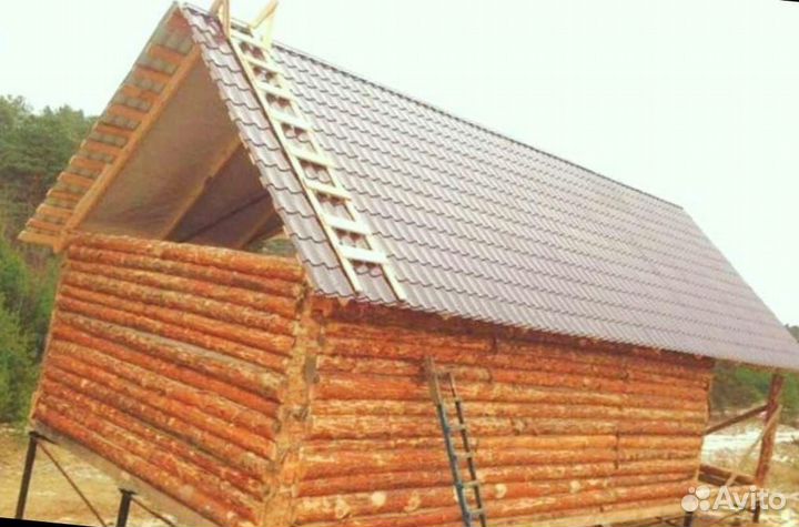 Сруб дома 6х9м+3м, с Доставкой