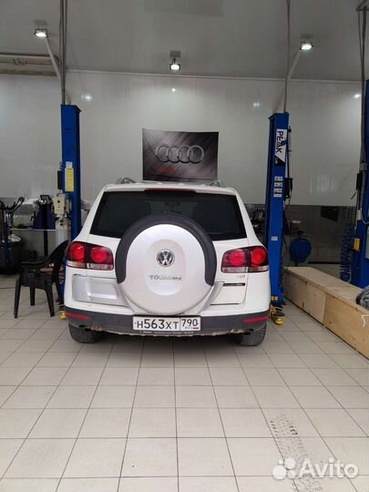 Комплект устройства запасного колеса на touareg