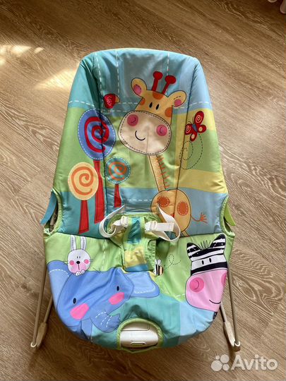 Шезлонг детский с музыкой Fisher Price