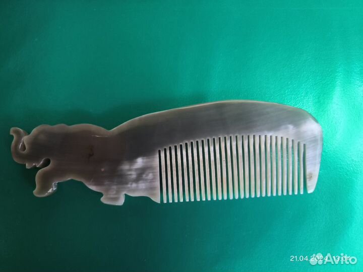 Расческа для волос из натурального рога гребень