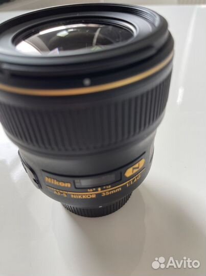 Объектив Nikon nikkor 35mm 1:1.4G