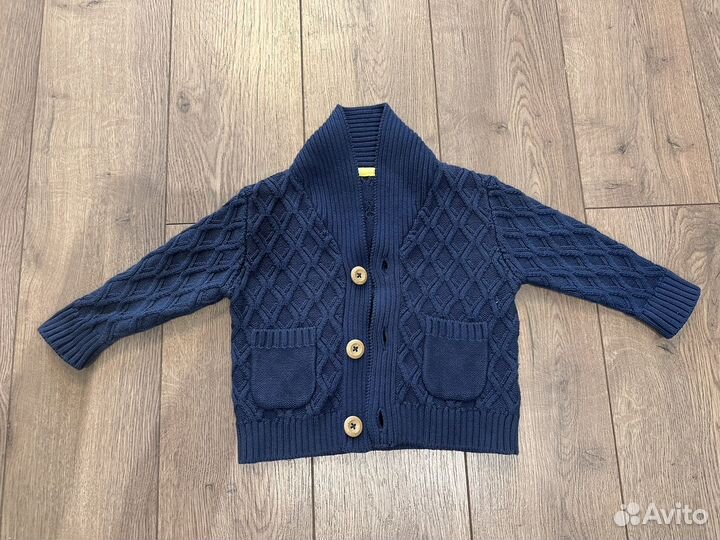 Рубашка и кардиган Mothercare 80 размер