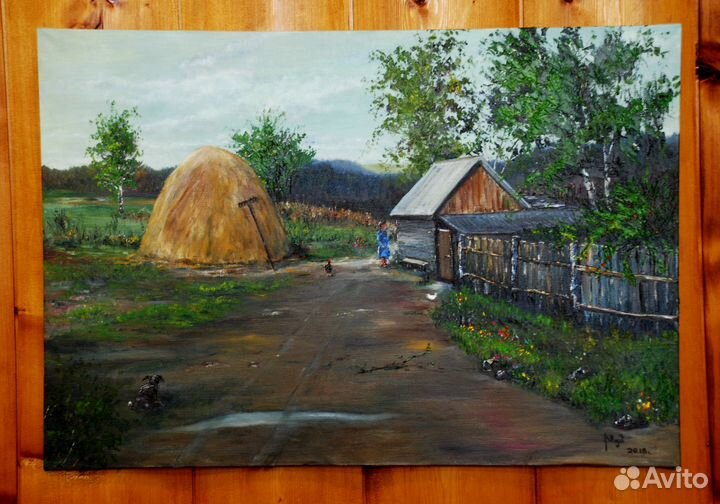 Авторская картина (холст, масло, подрамник, 65х45)