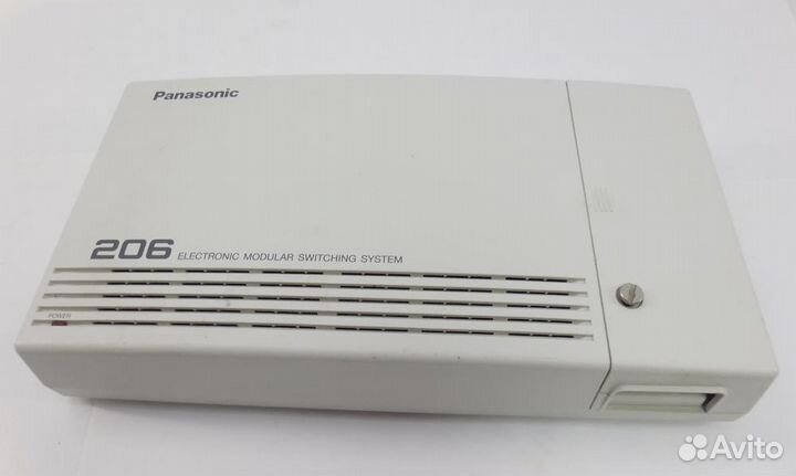 Мини атс Panasonic KX-T206 R с системным телефоном
