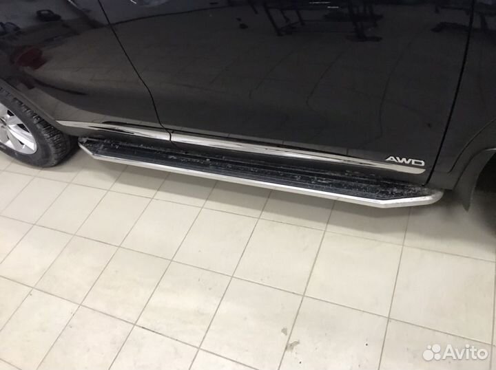 Пороги подножки для соренто прайм