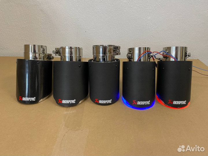 Насадки на глушитель универсальные Акрапович