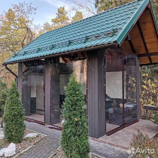 Мягкие окна пвх для террас