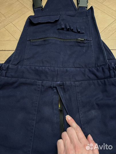 Полукомбинезон рабочий хб утепленный 50 52