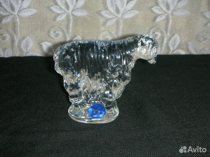 Статуэтка овечка, хрусталь, Гусь-Хрустальный