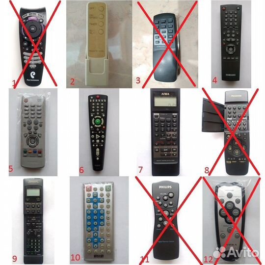 Пульты для различной техники