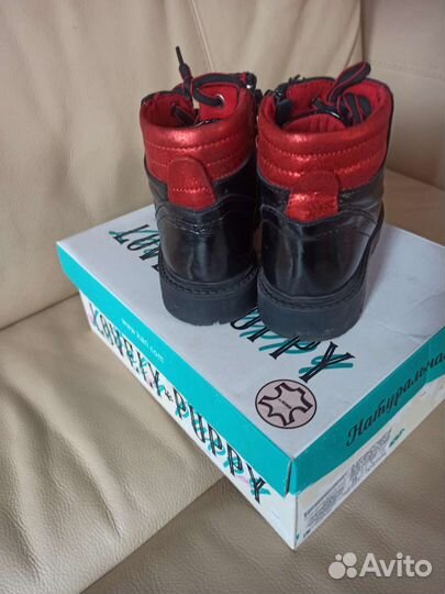 Кожаные ботинки