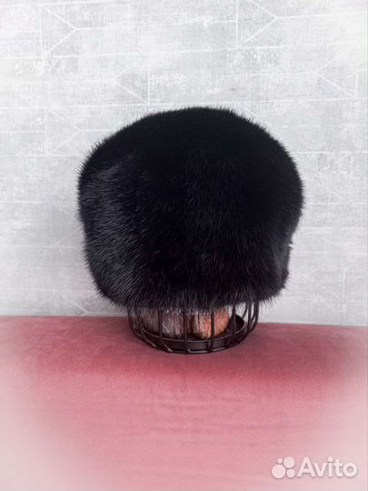 Шапка норковая женская 58 размер