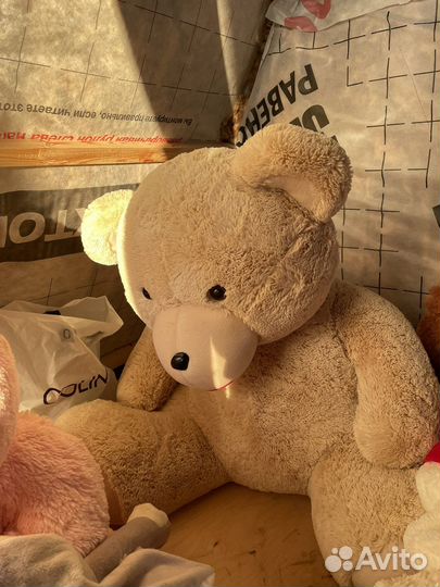 Большие плюшевые медведи. Мягкие игрушки