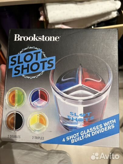 Рюмки для шотов с разделителем