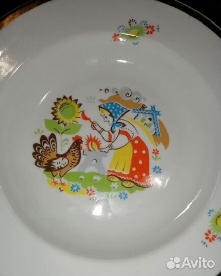 Тарелка СССР Дулево