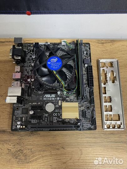 15 комплектов i3-6100+Asus H110M-R+8Gb DDR4+кулер