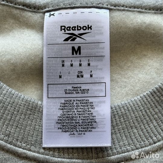 Свитшот reebok оригинал