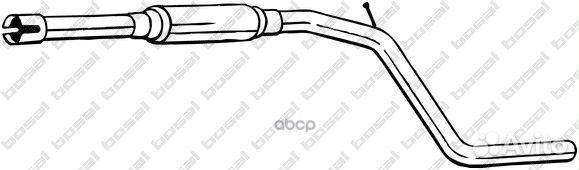 Глушитель центральный 281-957 Bosal