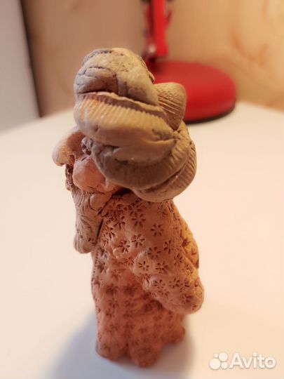 Фигурка Восточный мудрец в чалме, Китай, глина