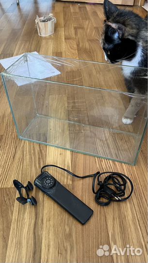 Нагреватель для аквариума + аквариум