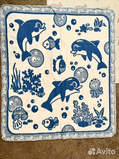 Детское байковое одеяло новое