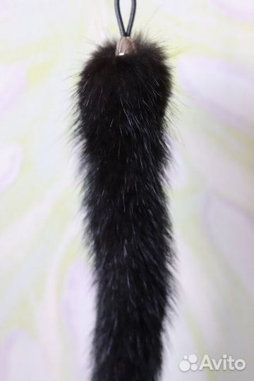 Норковый хвостик брелок Каляев
