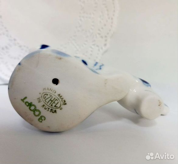 Статуэтка винтаж Гжель