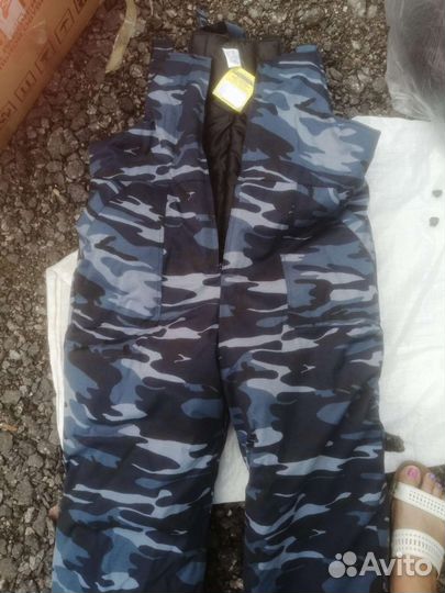 Зимний костюм мужской спецодежда охранника 52-54