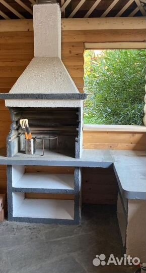 Мангал-печь. Гриль зона